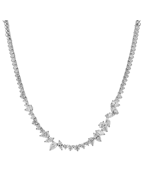 Necklace in 18k Gold with Diamonds