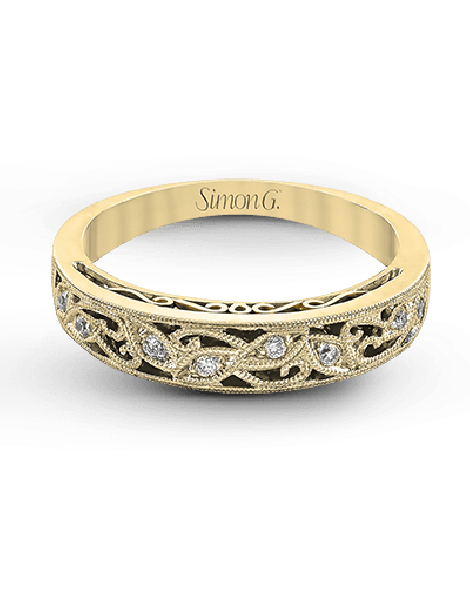 Anniversary Ring in 18k Gold with Diamonds