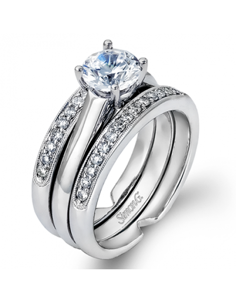 Wedding Set in 18k Gold with Diamonds