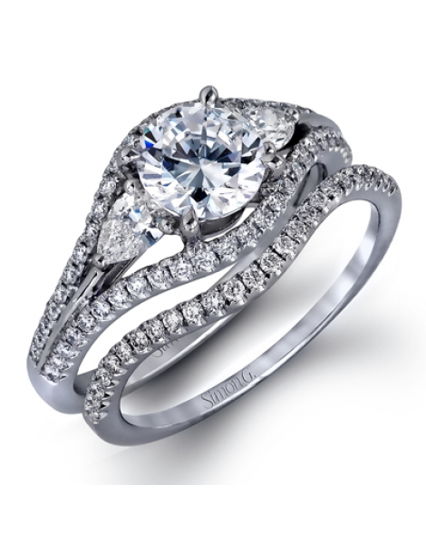 Wedding Set in 18k Gold with Diamonds