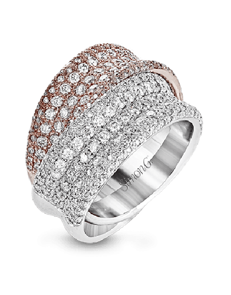 Right Hand Ring in 18k Gold with Diamonds