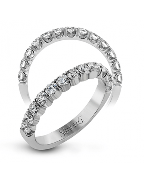 Anniversary Ring in 18k Gold with Diamonds