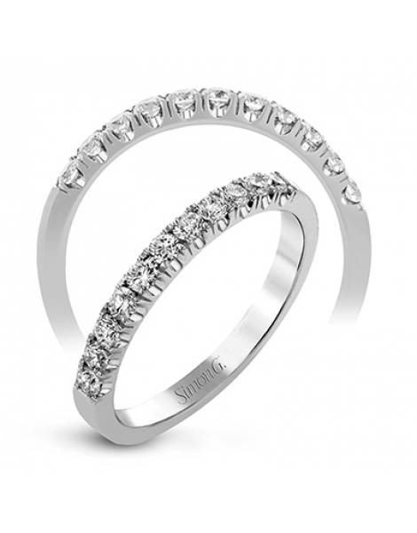 Anniversary Ring in 18k Gold with Diamonds