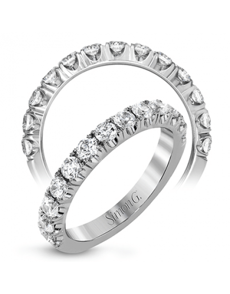 Anniversary Ring in 18k Gold with Diamonds