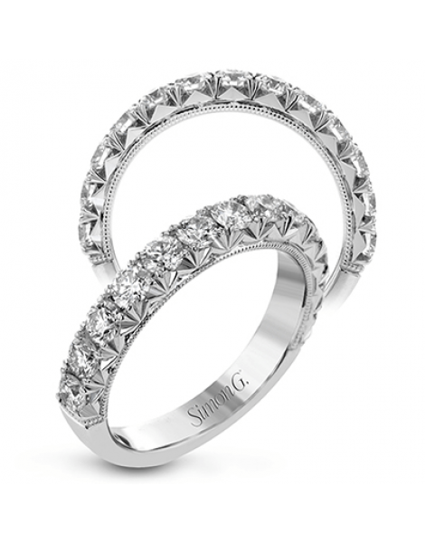 Anniversary Ring in 18k Gold with Diamonds