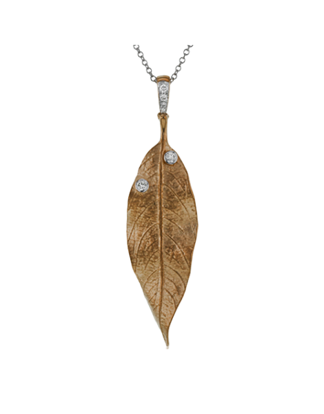 Pendant in 18k Gold with Diamonds