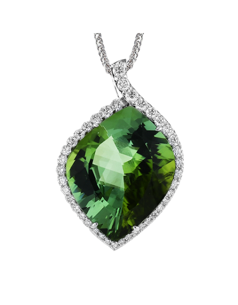 Color Pendant in 18k Gold with Diamonds
