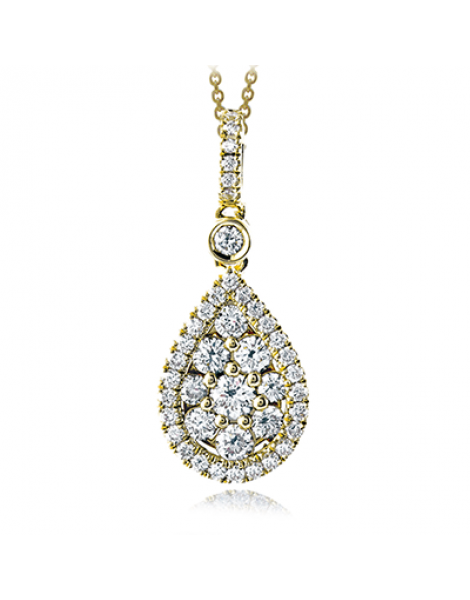 Pendant in 18k Gold with Diamonds