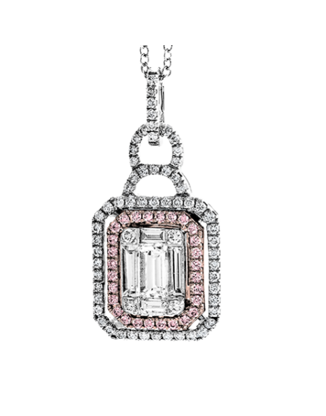 Pendant in 18k Gold with Diamonds