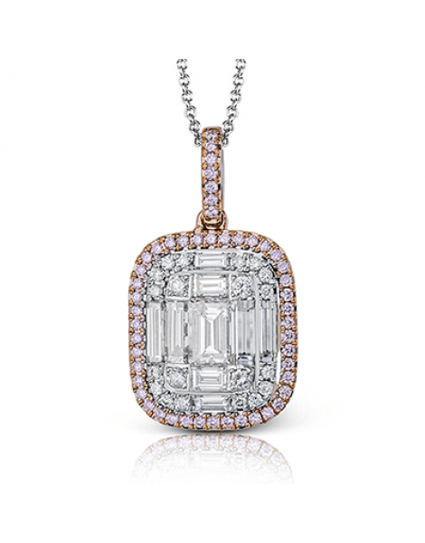 Pendant in 18k Gold with Diamonds
