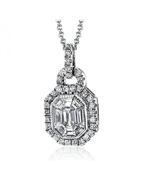 Pendant in 18k Gold with Diamonds