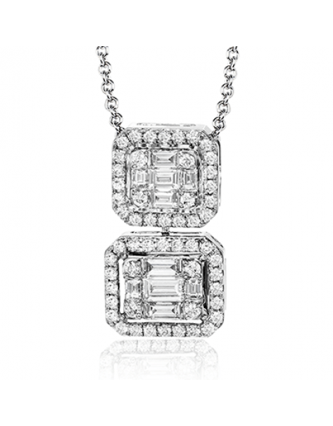 Pendant in 18k Gold with Diamonds