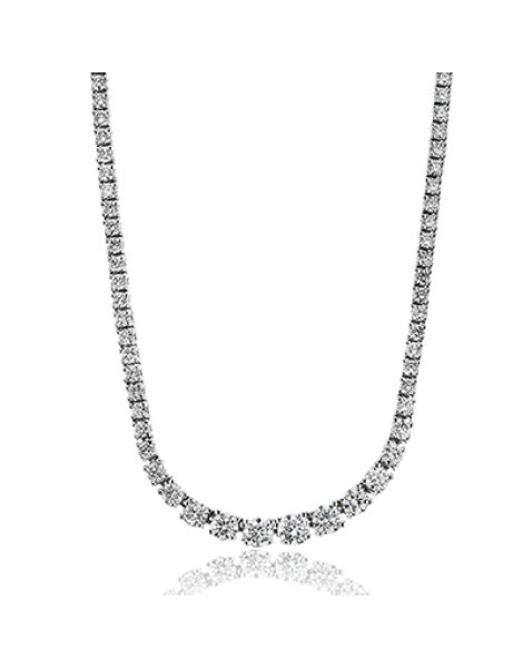 Necklace in 18k Gold with Diamonds