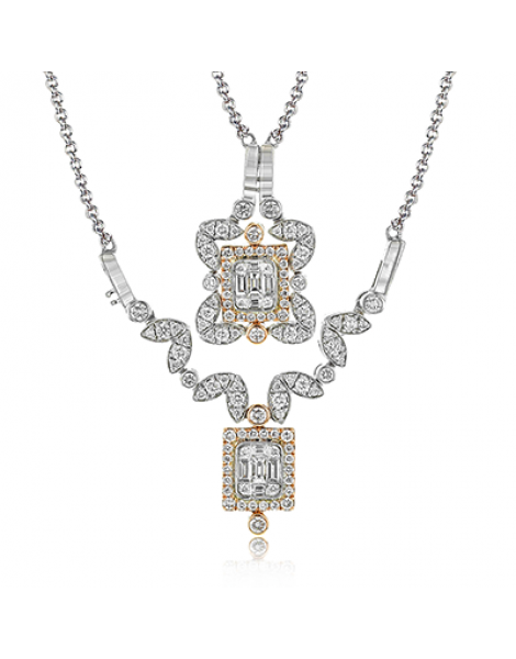 Pendant in 18k Gold with Diamonds