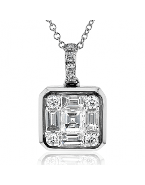 Pendant in 18k Gold with Diamonds
