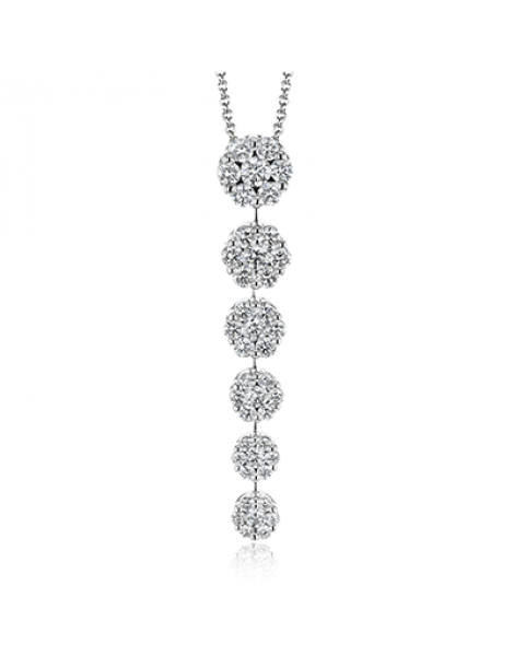 Pendant in 18k Gold with Diamonds