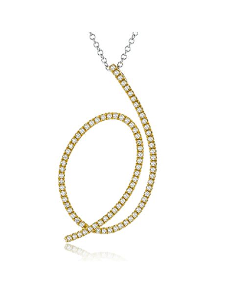Pendant in 18k Gold with Diamonds