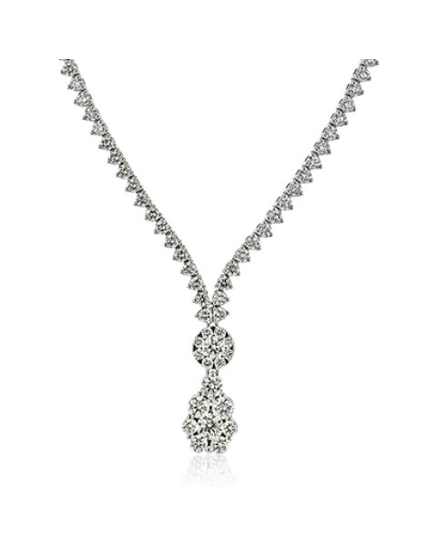 Necklace in 18k Gold with Diamonds