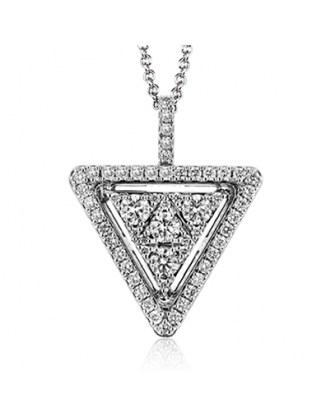 Pendant in 18k Gold with Diamonds