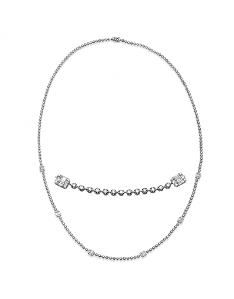 Necklace in 18k Gold with Diamonds