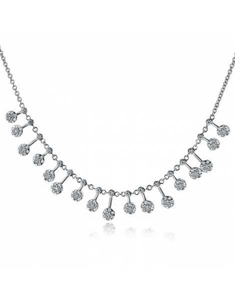 Necklace in 18k Gold with Diamonds
