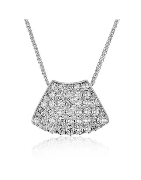 Pendant in 18k Gold with Diamonds