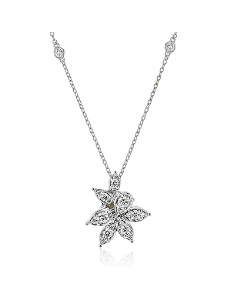 Pendant in 18k Gold with Diamonds