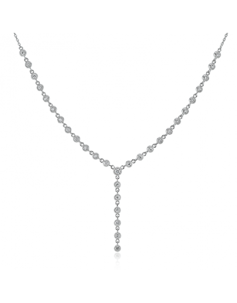 Necklace in 18k Gold with Diamonds