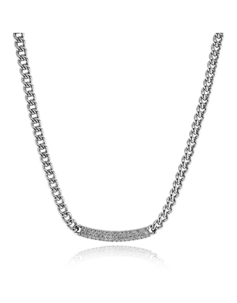 Necklace in 18k Gold with Diamonds