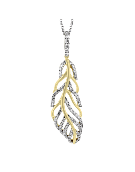 Pendant in 18k Gold with Diamonds
