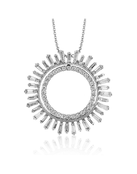 Pendant in 18k Gold with Diamonds