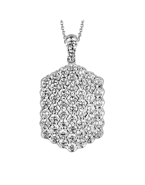 Pendant in 18k Gold with Diamonds
