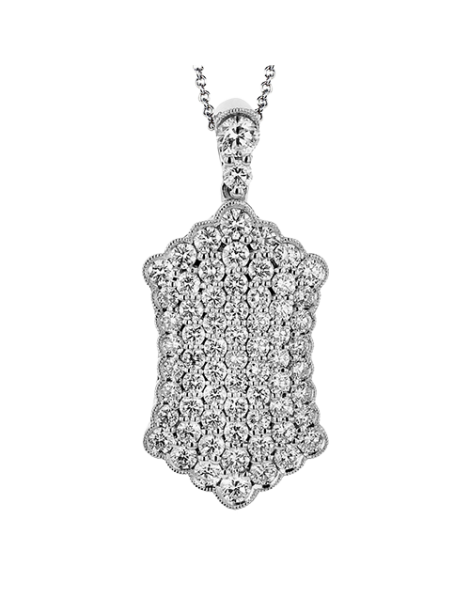 Pendant in 18k Gold with Diamonds