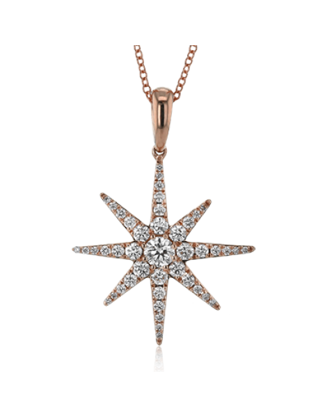 Pendant in 18k Gold with Diamonds