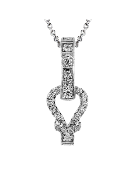 Pendant in 18k Gold with Diamonds