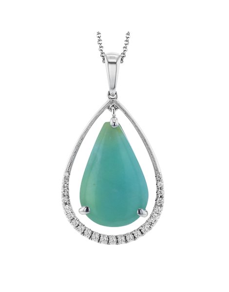 Color Pendant in 18k Gold with Diamonds