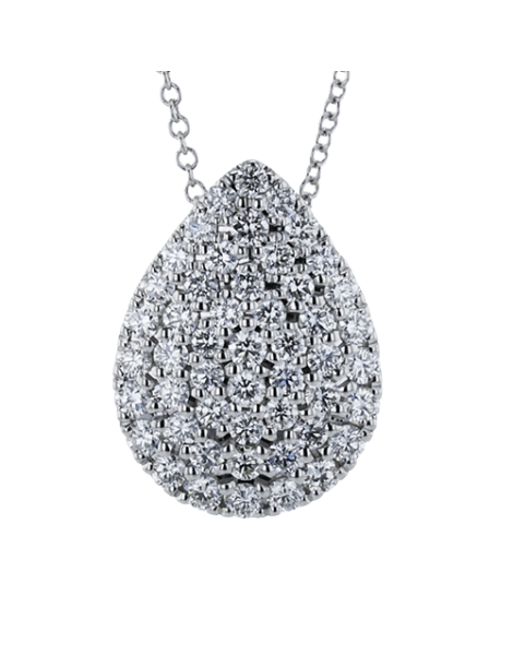 Pendant in 18k Gold with Diamonds