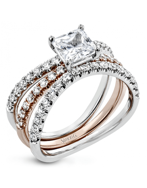 Wedding Set in 18k Gold with Diamonds