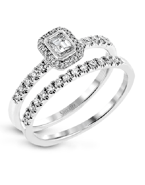 Wedding Set in 18k Gold with Diamonds