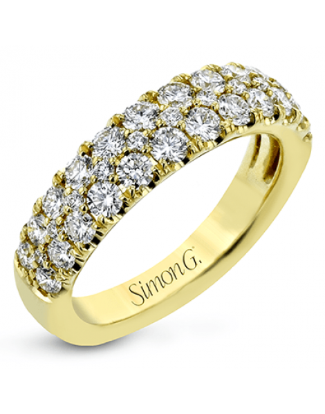 Anniversary Ring in 18k Gold with Diamonds