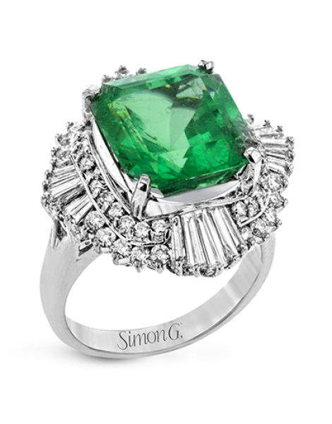 Color Ring in Platinum