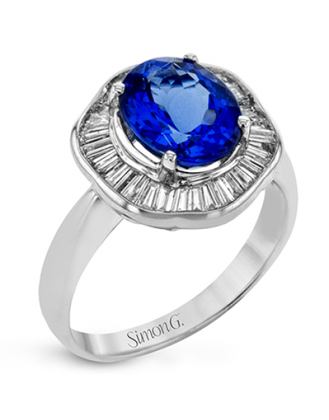 Color Ring in Platinum