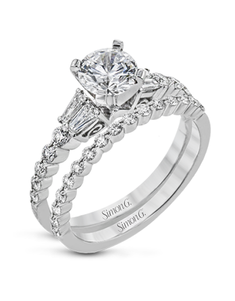 Wedding Set in 18k Gold with Diamonds