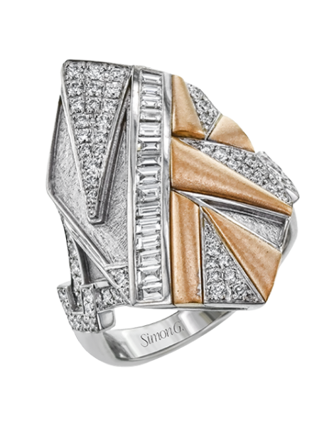 Right Hand Ring in 18k Gold with Diamonds