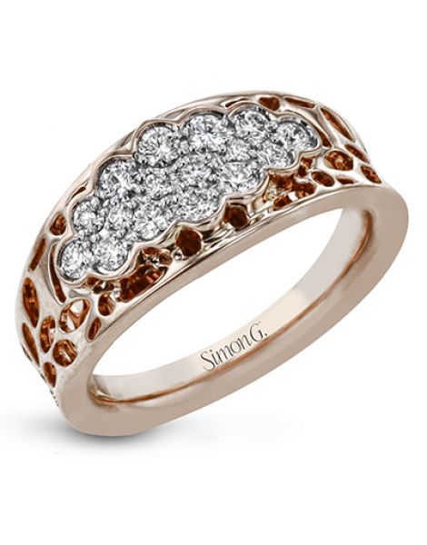 Right Hand Ring in 18k Gold with Diamonds