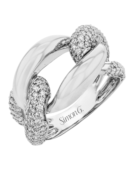 Right Hand Ring in 18k Gold with Diamonds