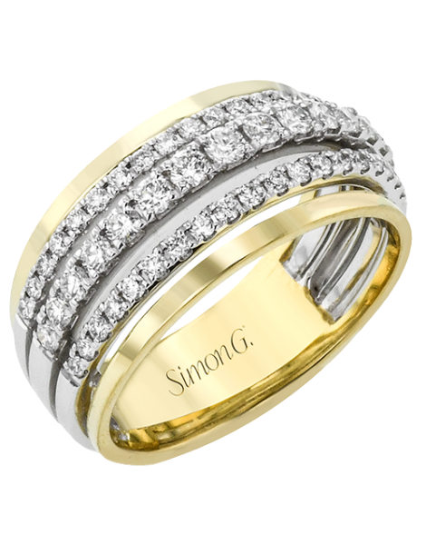 Right Hand Ring in 18k Gold with Diamonds