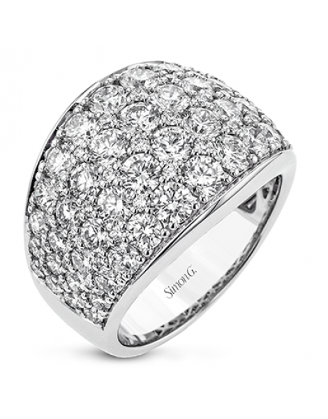 Anniversary Ring in 18k Gold with Diamonds