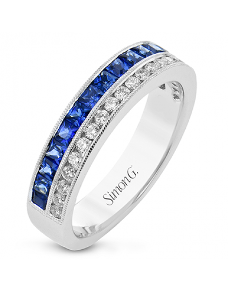 Color Ring in 18k Gold with Diamonds