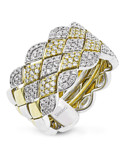 Right Hand Ring in 18k Gold with Diamonds